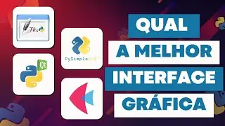 Qual a melhor biblioteca de interface gráfica do python? Tkinter, PysimpleGUI, PyQT ou Flet!