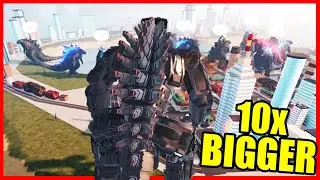 ROBLOX Kaiju Universe but GIANT MECHA GODZILLA