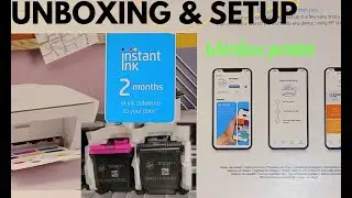 printer unboxing | HP All-in-one Wireless Inkjet Printer Unboxing and Wireless Setup