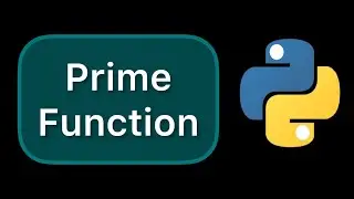 Python Simple Prime Number Function #Shorts