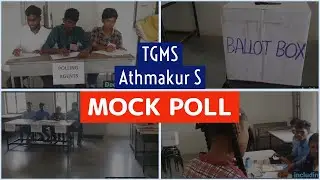 MOCK ELECTION || TG Model School || Athmakur S