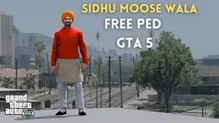 Sidhu Moosewala Free Ped/Character for Gta V 