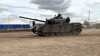 Centurion Tank in action Heavy haulage arena at The Great Dorset Steam Fair 2022