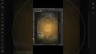 Make Glowing Light in Photoshop #shorts #photoshop