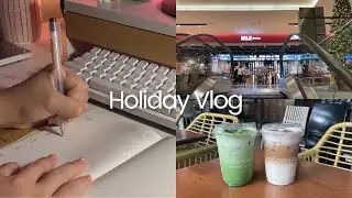 Holiday Break Vlog | Cafes, Muji, Journaling & Going Out 🚶‍♀️