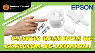 ✅ Como cambiar Polea de Bomba de succión 🖨️ IMPRESORA EPSON SERIE L - ET 4 digitos.