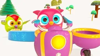 Музыкальные мультики Совенок Хопхоп. Антонимы Громко - Тихо. Песенки для малышей 
