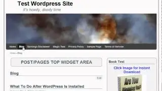 Creating Static Front Page in Wordpress