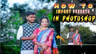 HOW TO IMPORT PRESETS IN CAMERA RAW PLUG IN IN PHOTOSHOP || HOW TO ADD PRESETS ||SARKAR EDITZ