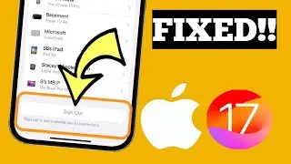 Sign Out Apple ID Due To Restrictions 2024 || Apple ID sign out not available due to restrictions
