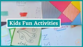 How to keep 3-6 yrs old engaged at home | Fun Kids activities | Printable worksheet | GenZ Kidsology