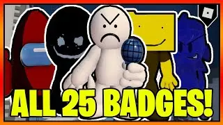 How to get ALL 25 BADGES in A FUNKY FNF RP || Roblox