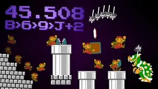 Super Mario Bros. Glitchless 8-4 IL in 45.508 (8-J + 2) *WR*