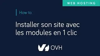 Installer son site avec les modules en 1 clic