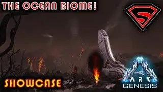 ARK GENESIS VOLCANIC BIOME SHOWCASE!!! - THE VOLCANIC BIOME MAP TOUR