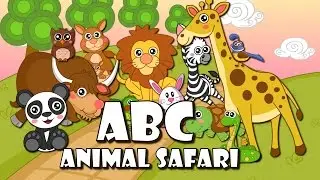 ABC Song - Animal Safari | BabyMoo