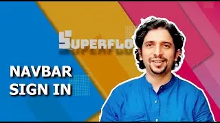 How To Customize the SignIn Button Of Your React Navigation Bar | React JS | Navigation | Superflows