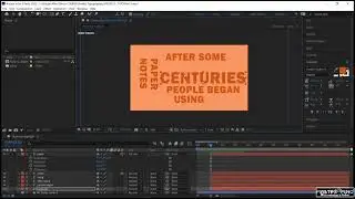 Text Animation in After Effects Creating Block Text Animation Class 05