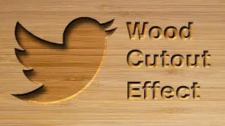 Wood Cutout Effect In Photoshop in 2 minutes! | Areeb Productions