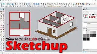 How to make CAD plan in Sketchup