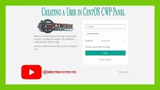 How To Creating a User in CentOS CWP Panel || Step-by-Step Guide