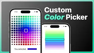 How to Make a Color Picker with ScrollView, Scroll Position and Visual Effects - SwiftUI  iOS 17