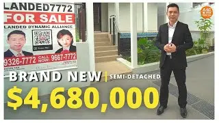 Singapore Landed Property Home Tour - 3.5 Storey Semi-Detached @ Springleaf Estate ($4.68Mil)