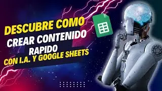 Cómo la IA está revolucionando Google Sheets [TUTORIAL PASO A PASO] 🤖🔥💻