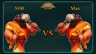 Sargon the Great (5550 VS Max) Test - Rise of Kingdoms