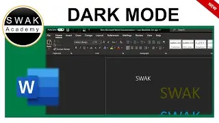 How to use NEW Dark Mode in Microsoft Word