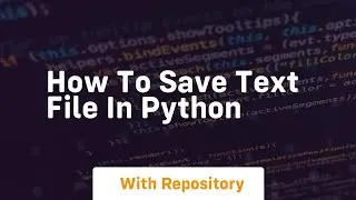 how to save text file in python