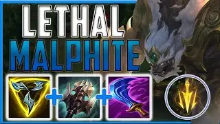 Causing havoc with the NEW lethal tempo on Malphite!! - Lethal Malphite Top | Season 14 LoL