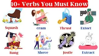 10+ Verbs You Must Know | English Vocabulary | Verbs