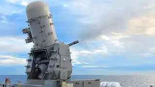 Phalanx CIWS Close-in Weapon System In Action - US Navy's Deadly Autocannon