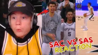 Reacting to Spurs vs Kings Regular Season Game!