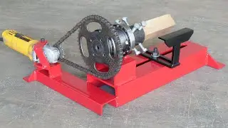 Angle Grinder HACK - How To Make A Lathe Machine | Diy Homemade Woodworking Lathe Machine | DIY