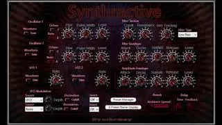 Synthractive VST VST3 Audio Unit Subtractive Synthesizer: Leads, Pads, Bass, Keys, Sequences, Atmos