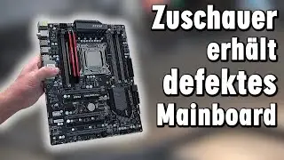 PC-Mainboard mit Brandfleck statt funktionierendes Motherboard