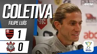 COLETIVA FILIPE LUÍS | AO VIVO | Flamengo x Corinthians - Copa do Brasil 2024