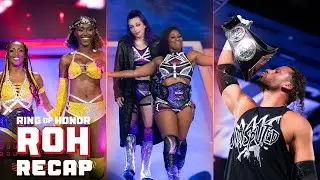 Athena & Starkz face Aminata & Velvet, Infantry face Undisputed Kingdom + more #ROH TV 08/08/24