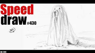 Speed drawing #430: Ghost dog