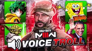 Changing My voice SEVERAL times in Cod MW3 Lobbies! 