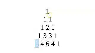 Calculating Pascals Triangle in Python Using Recursion