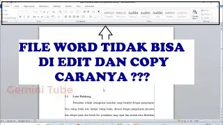 Cara Mengunci File Word agar Tidak Bisa di Edit dan Copy // Tips Word