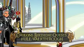 AQW /join djinn Full Walkthrough | Crulons Birthday Quests