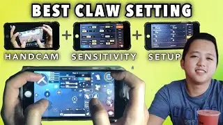 BEST 4 FINGER CLAW SETTINGS PUBG MOBILE (HANDCAM GAMEPLAY)