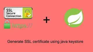 Secure Spring Boot app with SSL/TLS certificate generated using keystore