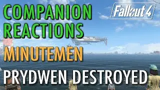 Companion Reactions, Prydwen Destroyed, Minutemen - Fallout 4