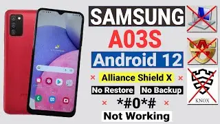 Samsung A03s Frp Bypass Android 12 | No Alliance App,No Restore,No Something went wrong 2022