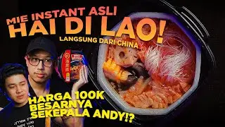 MIE INSTAN HAI DI LAO ASLI!! GAPERLU AIR PANAS LANGSGUNG BISA MATENG?!! GOKIL - UNBOXING